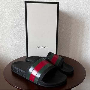 GUCCI Pursuit ‘72 Men’s Slide Sandals with Box